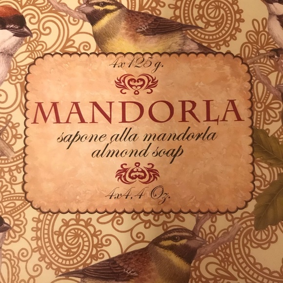 Mandorla Bath Set Of 4 Mandorla Almond Body Tuscan Soap Italy